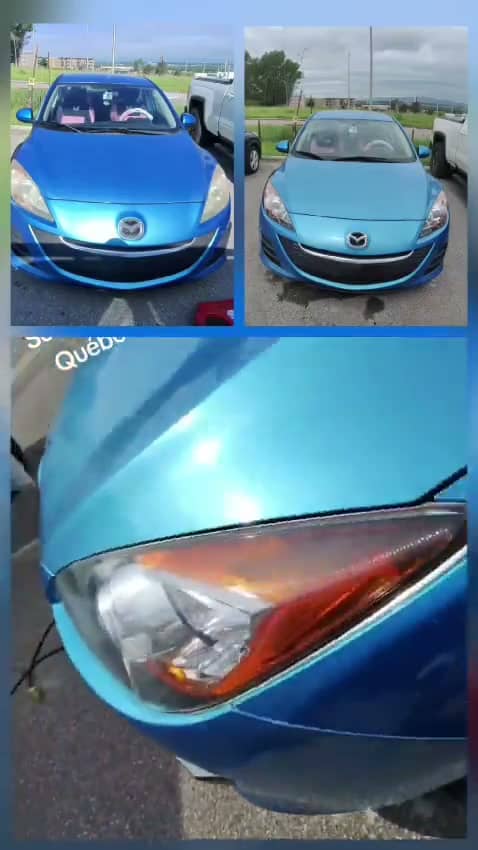 Restauración de faros opacos por sal y clima de Quebec